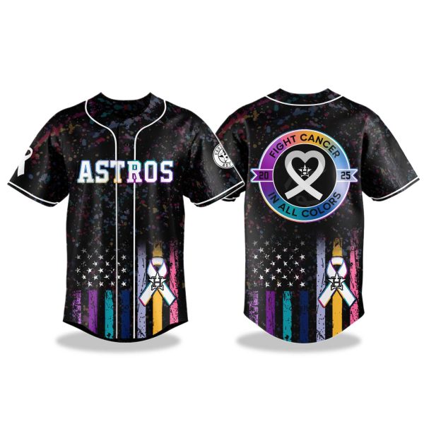 Houston Astros Fight Cancer in All Colors Jersey 2025 1