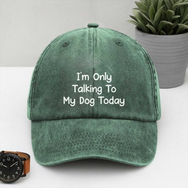 Im Only Talking To My Dog Today Hat 3