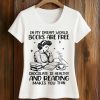 In My Dream World Books Are Free Chocolate Is Healthy And Reading Makes You Thin Shirt 2
