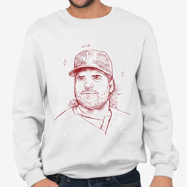 John Kruk Sketch Phillies Ring The Bell Shirt