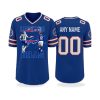 Josh Allen and Kelly Legends Bills V neck Short Sleeve Jersey 2025 1