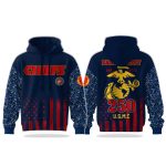 Kansas City Chiefs USMC Birthday 250 Veteran Honor Camo Hoodie 2025