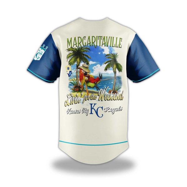 Kansas City Royals Margaritaville Night Jersey 2025 3
