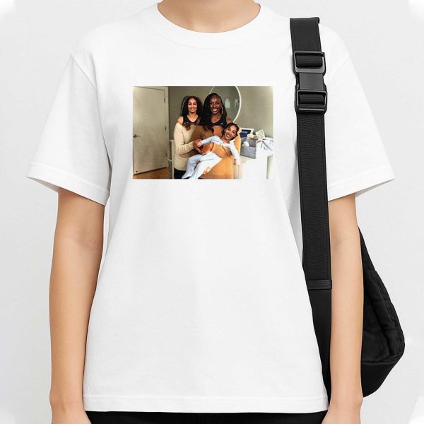 Katie Lou Samuelson wears Nneka Ogwumike Skylar Diggins and Fake ID Shirt