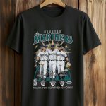 Ken Griffey Jr Edgar Martinez and Ichiro Suzuki Seattle Mariners Thank You For The Memories Shirt