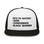 Keys To Success God Confidence Black Women Hat