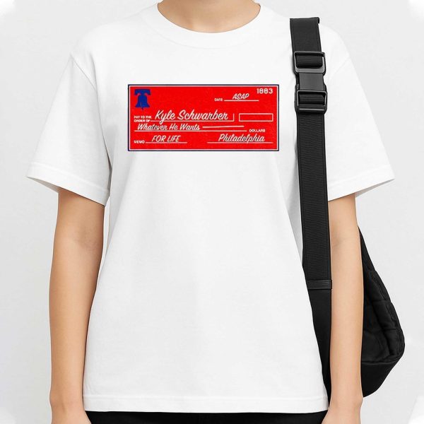 Kyle Schwarber Philadelphia Phillies Baseball Whatever He Wants Shirt