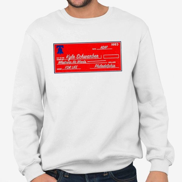 Kyle Schwarber Philadelphia Phillies Baseball Whatever He Wants Shirt