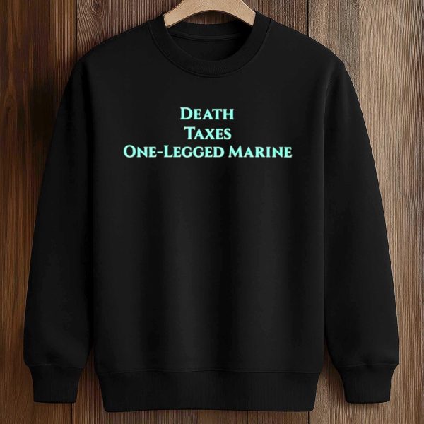 Lexie Brown Wears Death Taxes One Legged Marine Shirt