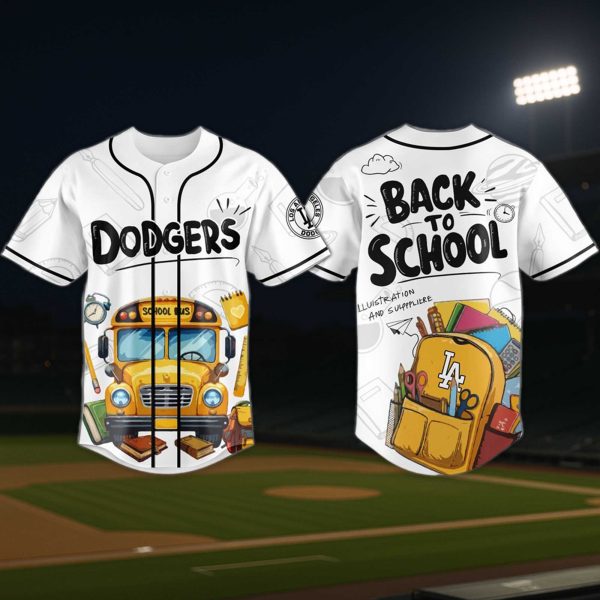 Los Angeles Dodgers Back to School Jersey 2025 2