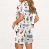 Love Actually Christmas Silky Satin Pajama Set