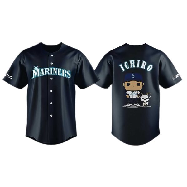 Mariners Ichiro Hall Of Fame Weekend Jersey 2025 1