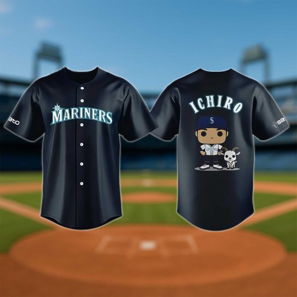 Mariners Ichiro Hall Of Fame Weekend Jersey 2025 2