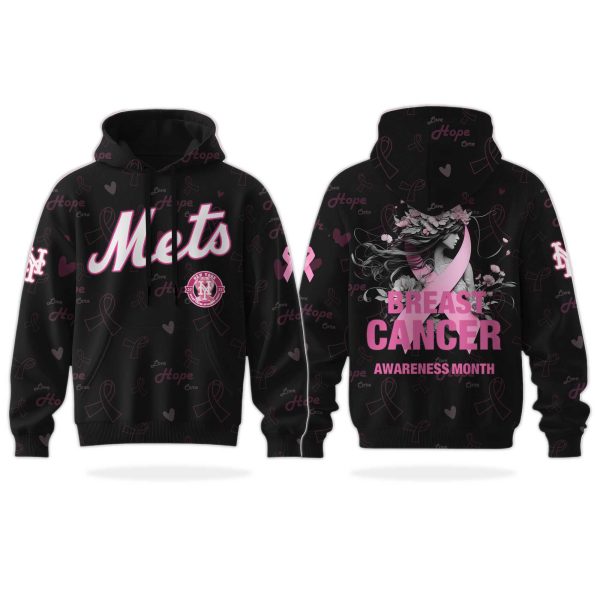 Mets Breast Cancer Awareness Month Hoodie 2025 1