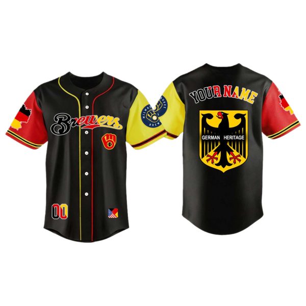 Milwaukee Brewers German Heritage Month Jersey 2025 1