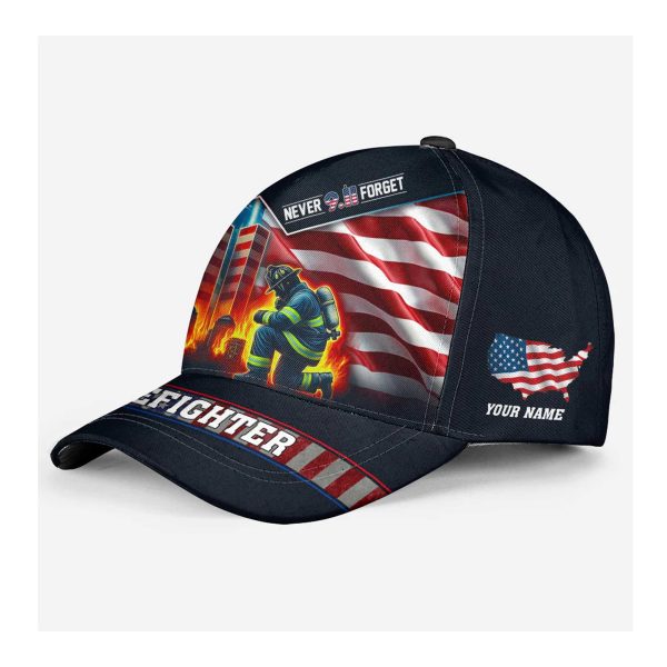 Never 9 11 Forget Firefighters Hat