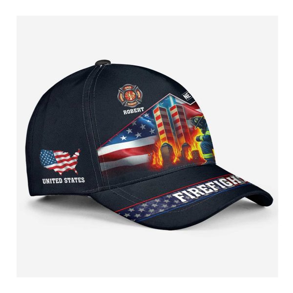 Never 9 11 Forget Firefighters Hat