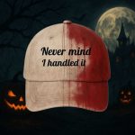 Never Mind I Handled It Bloody Hat 2025