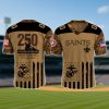 New Orleans Saints USMC 250th Birthday V neck Jersey 2025 2