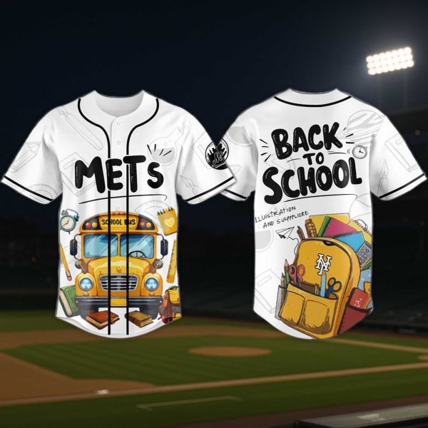 New York Mets Back to School Jersey 2025 2