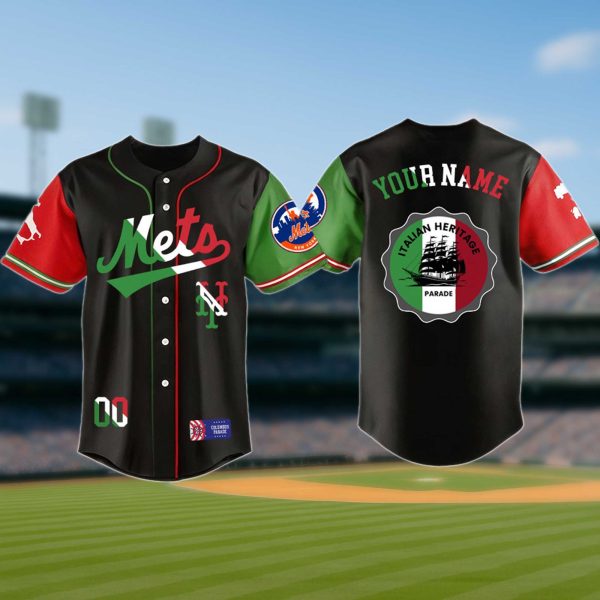New York Mets Columbus Parade Italian Heritage Night Jersey 2025 2