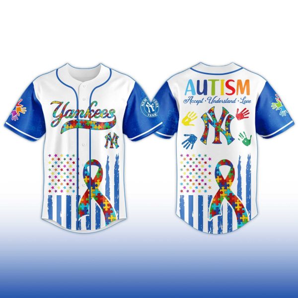 New York Yankees Autism Awareness Month Jersey 2025 2