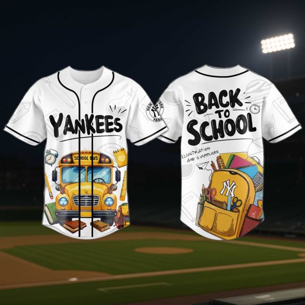 New York Yankees Back to School Jersey 2025 2