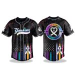 New York Yankees Fight Cancer in All Colors Jersey 2025