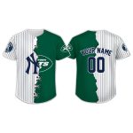 New York Yankees x New York Jets Baseball Jersey 2025