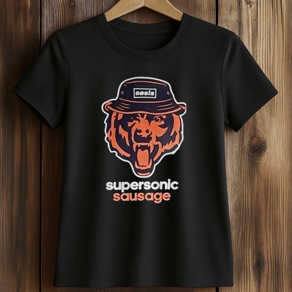 Oasis Supersonic Sausage Chicago Bears T shirt 2