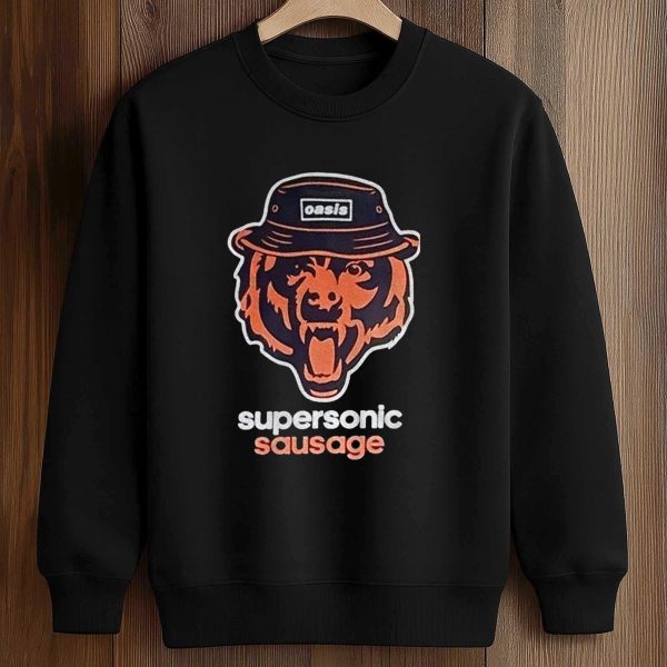 Oasis Supersonic Sausage Chicago Bears T shirt 3
