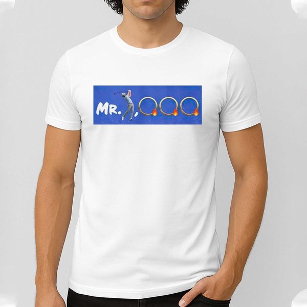 PJ Clark Wears PGA Tour’s Mr. 1 000 Cameron Young Shirt
