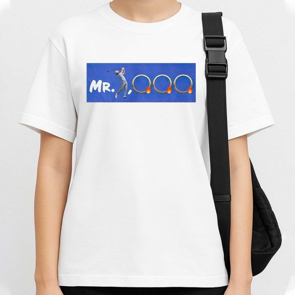 PJ Clark Wears PGA Tour’s Mr. 1 000 Cameron Young Shirt