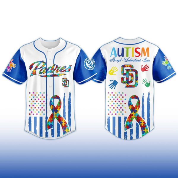 Padres Autism Awareness Month Jersey 2025 1