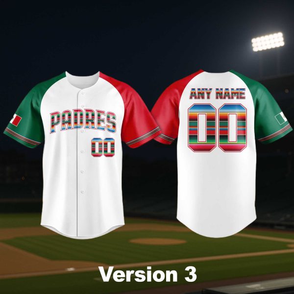 Padres Mexican Heritage Night Baseball Jersey 2025 3