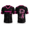 Penn State Nittany Lions Breast Cancer Awareness Month V neck Short Sleeve Jersey 2025 1