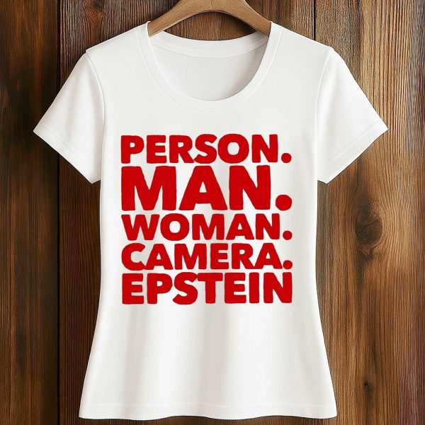 Person Man Women Camera Epstein Shirt