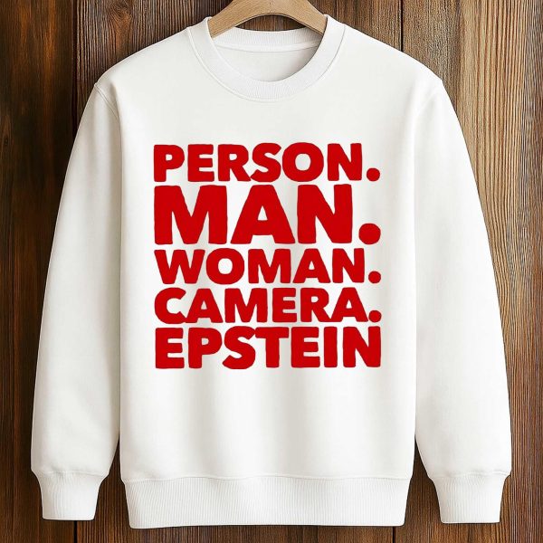 Person Man Women Camera Epstein Shirt