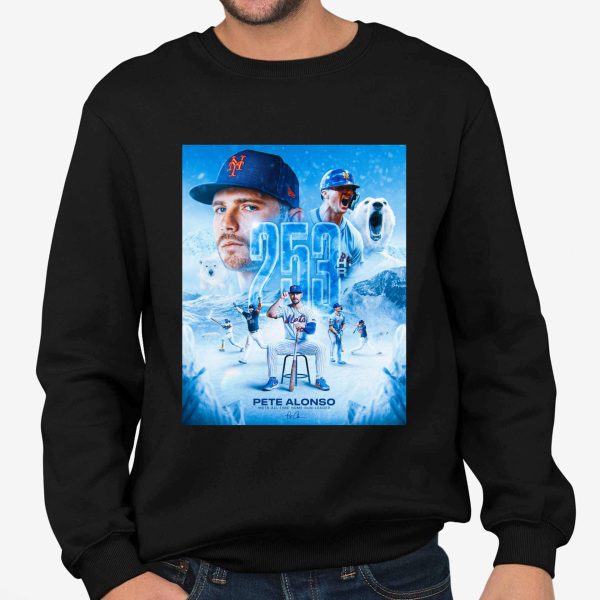 Pete Alonso Mets All Time Home Run Leader Shirt