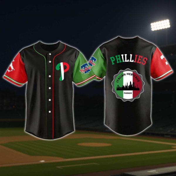 Philadelphia Phillies Italian Heritage Night Jersey 2025