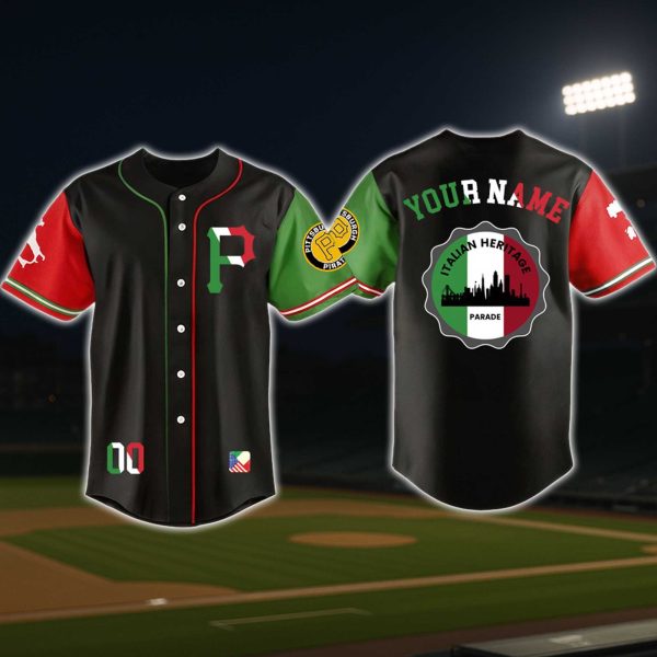 Pittsburgh Pirates Italian American Heritage Jersey 2025 1