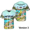 Puerto Rico Symbols Set Baseball Jersey 2025 3