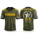 Purdue Boilermakers 250 U.S. ARMY V-neck Short Sleeve Jersey 2025