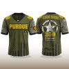 Purdue Boilermakers 250 US ARMY V neck Short Sleeve Jersey 2