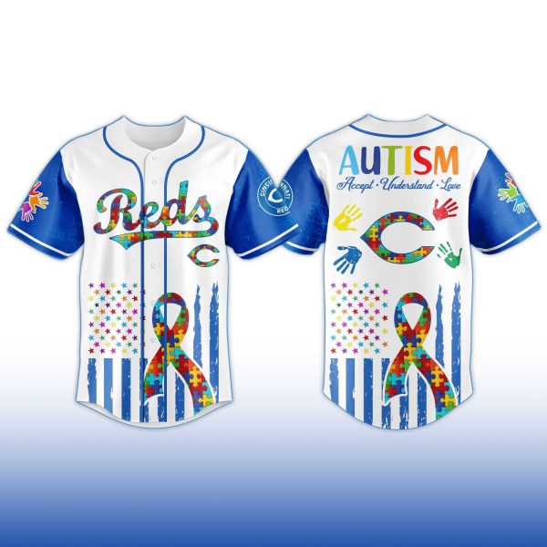 Reds Autism Awareness Month Jersey 2025 2