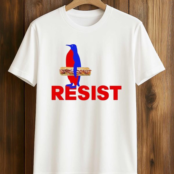 Resist Penguin Sandwich Shirt