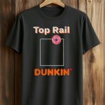 Rob Bradford Wears Top Rail Dunkin Donuts Shirt
