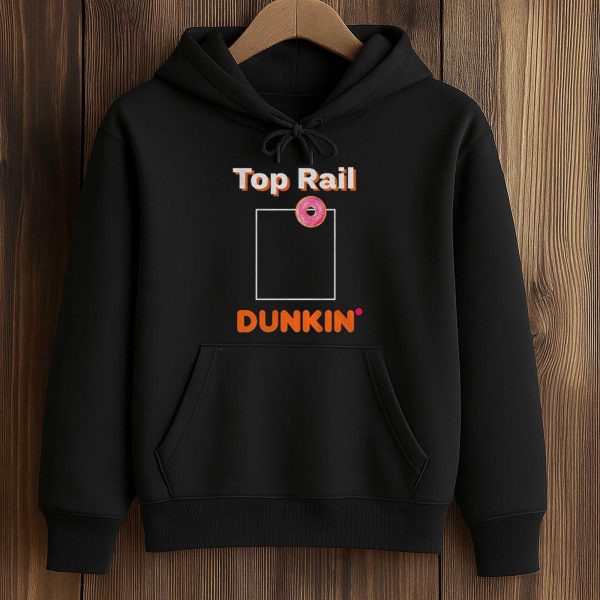Rob Bradford Wears Top Rail Dunkin Donuts Shirt