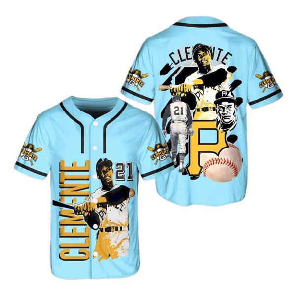Roberto Clemente Baseball Jersey 2025 1