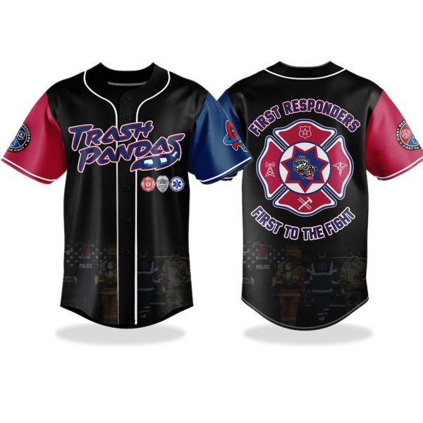 Rocket City Trash Pandas First Responders Night Jersey 2025 1